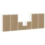 Muebles de TV 5 uds. con almacenaje "ODDA" blanco madera pino von , TV-Möbel - Ref: Foro24-3365379, Preis: 268,24 €, Rabatt: %