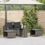 Set de muebles de jardín 5 pzas y cojines apilables gris by , Outdoor sofas - Ref: Foro24-4104165, Price: 266,16 €, Discount: %