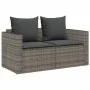 Set de muebles de jardín 5 pzas y cojines apilables gris by , Outdoor sofas - Ref: Foro24-4104165, Price: 266,16 €, Discount: %