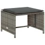 Set de muebles de jardín 5 pzas y cojines apilables gris by , Outdoor sofas - Ref: Foro24-4104165, Price: 266,16 €, Discount: %