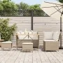 Juego de sofás jardín con cojines 5 pzas ratán sintético beige von , Gartensets - Ref: Foro24-3365347, Preis: 499,31 €, Rabat...