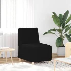 Sillón de sofá negro 55 cm tejido imitación lana rizada von , Sofas - Ref: Foro24-4108506, Preis: 125,19 €, Rabatt: %