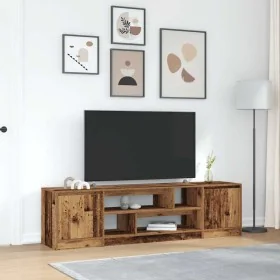 Mueble de TV de madera antigua 188,5x41x50 cm