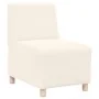 Sillón color crema 55 cm tejido imitación lana rizada by , Sofas - Ref: Foro24-4108504, Price: 125,19 €, Discount: %