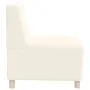 Sillón color crema 55 cm tejido imitación lana rizada by , Sofas - Ref: Foro24-4108504, Price: 125,19 €, Discount: %