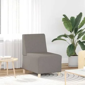 Sillón Sofá Tela Gris Topo 55 cm by , Sofas - Ref: Foro24-4108474, Price: 120,38 €, Discount: %
