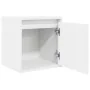 Mesilla de noche de pared blanca 38x34x40 cm von , Nachttische - Ref: Foro24-861229, Preis: 39,11 €, Rabatt: %