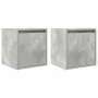 Mesillas de noche de pared 2 uds gris hormigón 38x34x40 cm by , Nightstands - Ref: Foro24-861236, Price: 63,51 €, Discount: %