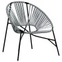 Juego de sillas de jardín 3 uds negro y gris claro de , Sillas de jardín - Ref: Foro24-4009294, Precio: 166,83 €, Descuento: %