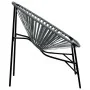 Juego de sillas de jardín 3 uds negro y gris claro de , Sillas de jardín - Ref: Foro24-4009294, Precio: 166,83 €, Descuento: %