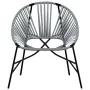 Silla de jardín con forma de huevo ratán sintético negro y gris by , Garden chairs - Ref: Foro24-4009289, Price: 81,86 €, Dis...