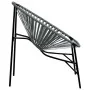 Silla de jardín con forma de huevo ratán sintético negro y gris by , Garden chairs - Ref: Foro24-4009289, Price: 81,86 €, Dis...