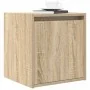 Mesillas de noche de pared 2 uds roble Sonoma 38x34x40 cm by , Nightstands - Ref: Foro24-861234, Price: 63,51 €, Discount: %