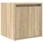 Mesillas de noche de pared 2 uds roble Sonoma 38x34x40 cm by , Nightstands - Ref: Foro24-861234, Price: 63,51 €, Discount: %