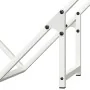 Leñero blanco 60x25x60 cm Acero laminado en frío by , Firewood bags and holders - Ref: Foro24-864280, Price: 27,00 €, Discoun...