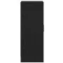 Zapatero de madera de roble negro 60x35x92 cm by , Shoe racks and shoe organizers - Ref: Foro24-862074, Price: 106,03 €, Disc...