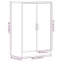 Zapatero de madera de roble negro 60x35x92 cm by , Shoe racks and shoe organizers - Ref: Foro24-862074, Price: 106,03 €, Disc...