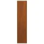 Leñero 50x23x100 cm acero corten by , Firewood bags and holders - Ref: Foro24-864186, Price: 82,86 €, Discount: %