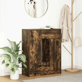Aparador con cajones y puertas roble ahumado 73x31x90 cm de , Aparadores - Ref: Foro24-861854, Precio: 98,58 €, Descuento: %