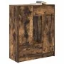 Aparador con cajones y puertas roble ahumado 73x31x90 cm de , Aparadores - Ref: Foro24-861854, Precio: 98,57 €, Descuento: %