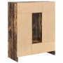 Aparador con cajones y puertas roble ahumado 73x31x90 cm de , Aparadores - Ref: Foro24-861854, Precio: 98,57 €, Descuento: %