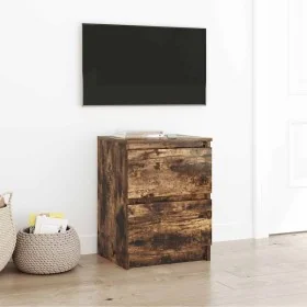 Mueble de TV de roble ahumado 40x35x54 cm Madera de ingeniería von , TV-Möbel - Ref: Foro24-861773, Preis: 51,16 €, Rabatt: %