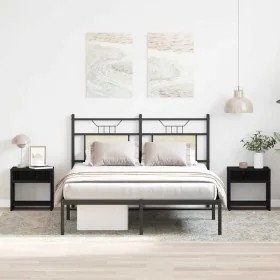 Mesillas de noche 2 uds roble negro 40x30x40 cm by , Nightstands - Ref: Foro24-862364, Price: 54,46 €, Discount: %