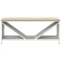 Leñero con tablero de madera blanco 100,5x35,5x40 cm by , Firewood bags and holders - Ref: Foro24-864256, Price: 91,60 €, Dis...