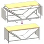 Leñero con tablero de madera blanco 100,5x35,5x40 cm by , Firewood bags and holders - Ref: Foro24-864256, Price: 91,60 €, Dis...
