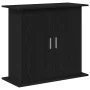 Soporte para acuario de madera de roble negro 81x36x73 cm de , Soportes para acuarios - Ref: Foro24-862152, Precio: 89,82 €, ...