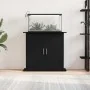 Soporte para acuario de madera de roble negro 81x36x73 cm de , Soportes para acuarios - Ref: Foro24-862152, Precio: 89,82 €, ...