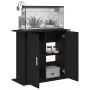 Soporte para acuario de madera de roble negro 81x36x73 cm de , Soportes para acuarios - Ref: Foro24-862152, Precio: 89,82 €, ...