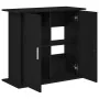 Soporte para acuario de madera de roble negro 81x36x73 cm de , Soportes para acuarios - Ref: Foro24-862152, Precio: 89,82 €, ...