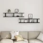 Estante pared 2uds madera ingeniería roble negro 105x18x20cm von , Regale und Regale - Ref: Foro24-862062, Preis: 49,71 €, Ra...