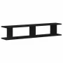 Estante pared 2uds madera ingeniería roble negro 105x18x20cm von , Regale und Regale - Ref: Foro24-862062, Preis: 49,71 €, Ra...
