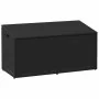 Caja de almacenaje de jardín ratán sintético negro 110x50x58 cm by , Outdoor storage boxes - Ref: Foro24-4104069, Price: 110,...