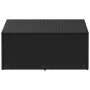 Caja de almacenaje de jardín ratán sintético negro 110x50x58 cm by , Outdoor storage boxes - Ref: Foro24-4104069, Price: 110,...