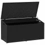 Caja de almacenaje de jardín ratán sintético negro 110x50x58 cm by , Outdoor storage boxes - Ref: Foro24-4104069, Price: 110,...