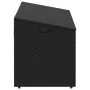Caja de almacenaje de jardín ratán sintético negro 110x50x58 cm by , Outdoor storage boxes - Ref: Foro24-4104069, Price: 110,...