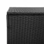 Caja de almacenaje de jardín ratán sintético negro 110x50x58 cm by , Outdoor storage boxes - Ref: Foro24-4104069, Price: 110,...