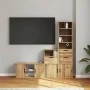 Muebles de TV 4 uds. con almacenaje "ODDA" madera maciza pino von , TV-Möbel - Ref: Foro24-3365372, Preis: 214,23 €, Rabatt: %