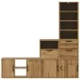 Muebles de TV 4 uds. con almacenaje "ODDA" madera maciza pino von , TV-Möbel - Ref: Foro24-3365372, Preis: 214,23 €, Rabatt: %