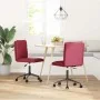 Sillas de comedor 2 unidades cuero sintético rojo tinto de , Sillas de comedor - Ref: Foro24-3315422, Precio: 118,56 €, Descu...