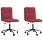 Sillas de comedor 2 unidades cuero sintético rojo tinto de , Sillas de comedor - Ref: Foro24-3315422, Precio: 118,56 €, Descu...