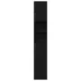 Mueble de baño de madera de roble negro 32x25,5x190 cm by , Bathroom furniture - Ref: Foro24-862015, Price: 79,59 €, Discount: %