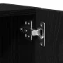 Mueble de baño de madera de roble negro 32x25,5x190 cm by , Bathroom furniture - Ref: Foro24-862015, Price: 79,59 €, Discount: %