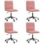 Sillas de comedor 4 unidades cuero sintético rosa de , Sillas de comedor - Ref: Foro24-3315696, Precio: 231,72 €, Descuento: %