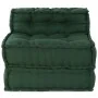 Puf modular tela verde 70x70x54 by , Cushions for chairs and sofas - Ref: Foro24-4019034, Price: 134,71 €, Discount: %