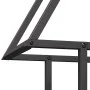 Leñero negro 50x25x60 cm Acero laminado en frío by , Firewood bags and holders - Ref: Foro24-864311, Price: 29,67 €, Discount: %