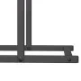 Leñero negro 50x25x60 cm Acero laminado en frío by , Firewood bags and holders - Ref: Foro24-864311, Price: 29,67 €, Discount: %